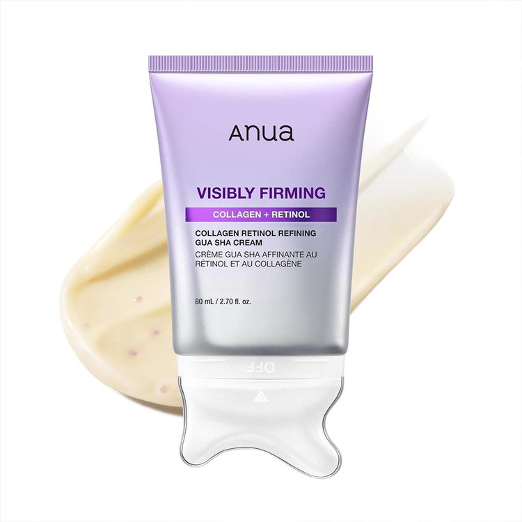 گواشا کرم رتینول و کلاژن آنوا ضد چروک، جوانساز و فرم دهنده Anua Collagen Retinol Refining Gua Sha Cream