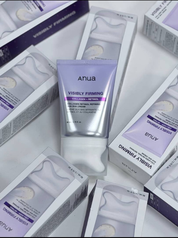 گواشا کرم رتینول و کلاژن آنوا ضد چروک، جوانساز و فرم دهنده Anua Collagen Retinol Refining Gua Sha Cream