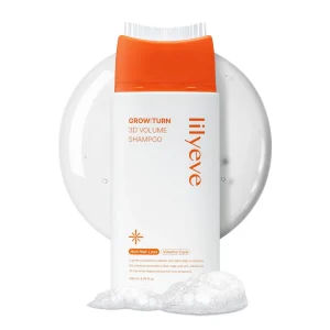 شامپو ضد ریزش و حجم‌دهنده لیلیوئه GrowTurn 3D Volume Shampoo با برس اختصاصی