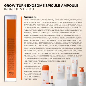 محلول ضد ریزش و تقویتکننده پوست سر لیلیوئه GROWTURN Exosome Spicule Ampoule 3000