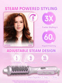 برس سشوار بخار شیگلم مدل Hydra Shot Steam Blowout Brush Pro
