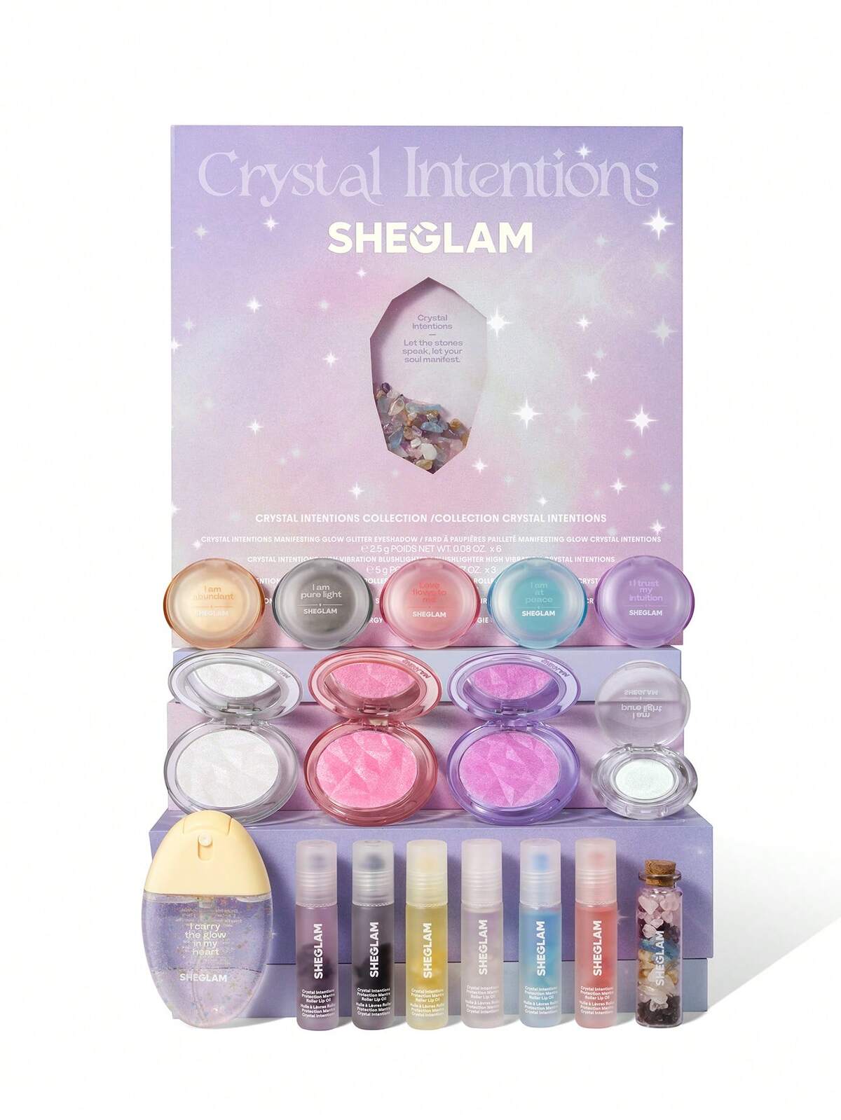 پک کامل کالکشن آرایشی کریستال شیگلم Crystal Intentions