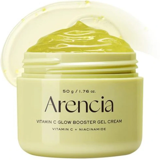 ژل کرم روشن‌کننده و درخشان‌کننده ویتامین C آرنسیا ۵۰ گرم Arencia Vitamin C Glow Booster Gel Cream 50 g