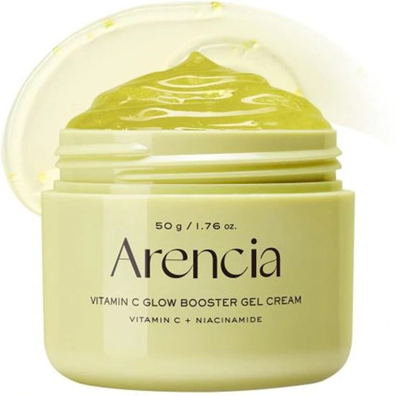 ژل کرم روشنکننده و درخشانکننده ویتامین C آرنسیا ۵۰ گرم Arencia Vitamin C Glow Booster Gel Cream 50 g