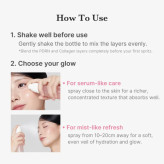 میست ژلی جوانساز و ضدچروک PDRN و کلاژن مدی کیوب medicube pink collagen glow jelly mist serum