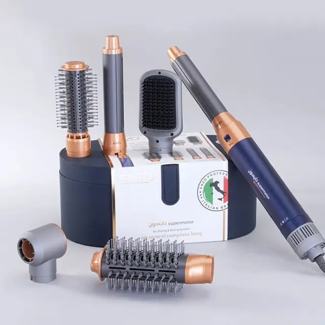 سشوار برس دار حالت دهنده مو انزو Enzo مدل EN-4133 با 6 سری