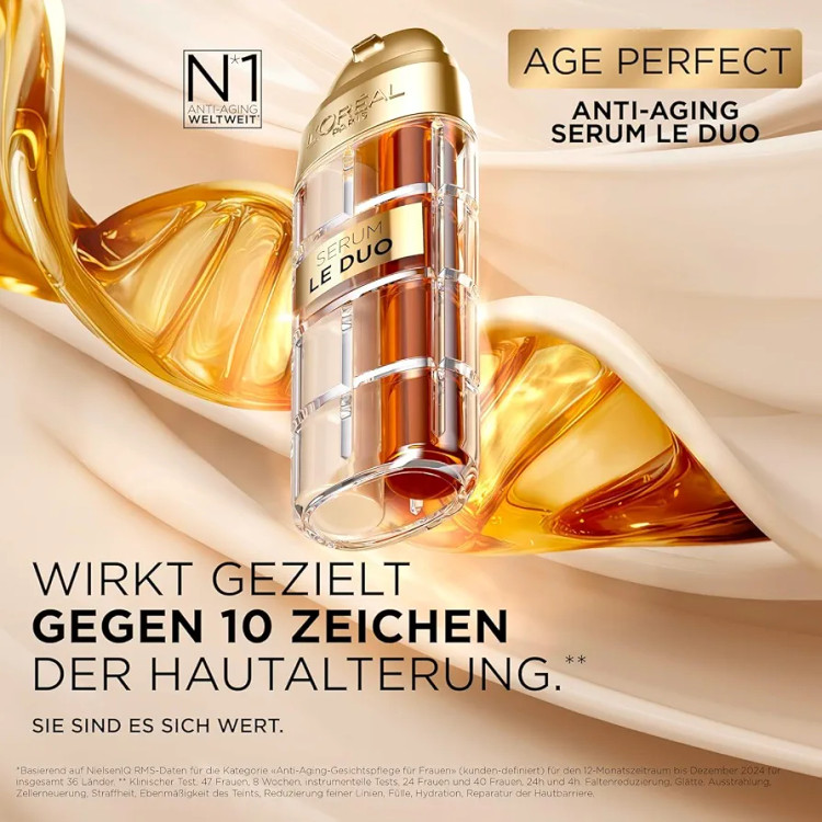 سرم ضد چروک لورآل پاریس مدل Age Perfect حجم 30 میلیلیتر