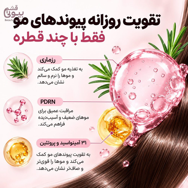 روغن موی ابریشمی روزماری و پی دی آر ان مدیکوب / Medicube